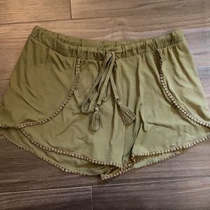 Soft Olive Shorts